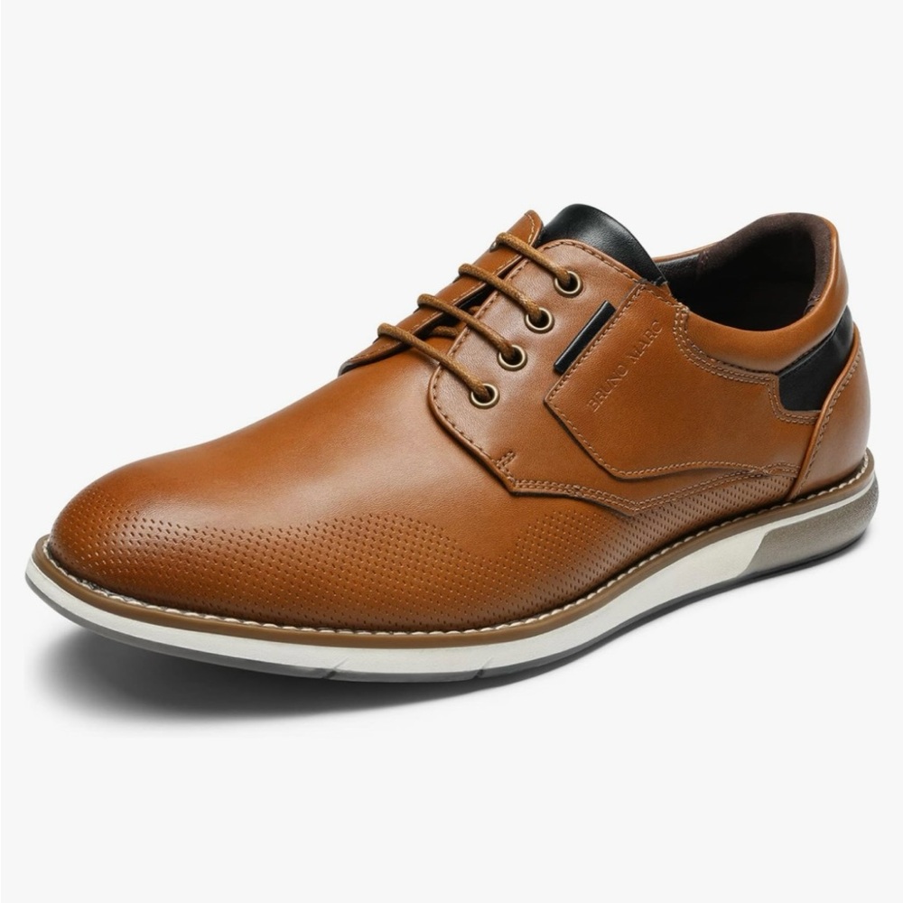 Men's Brown Leather Dress Shoes